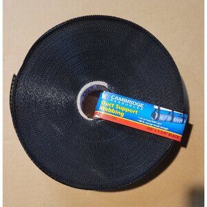 Cambridge Duct Support Webbing Black 1-3/4" Width  300' Length